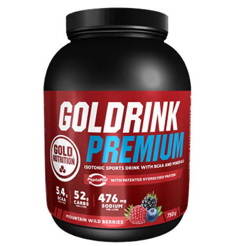 Goldrink Premium + BCAA Fructe de padure, Gold Nutrition